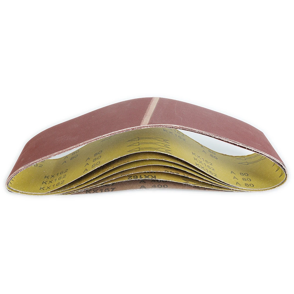 80 120 180 220 320 400 Grits 915mm*100mm Sanding Belts 6PCS Aluminum Oxide Metal SET Sanding Belts Fashionable
80 120 180 220 320 400 Grits 915mm*100mm Sanding Belts 6PCS Aluminum Oxide Metal SET Sanding Belts Fashionable