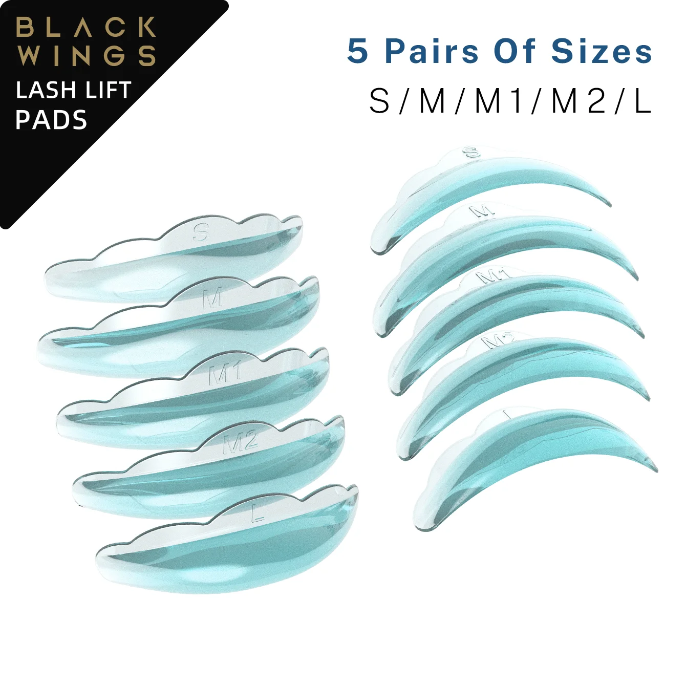 

5Sizes Eyelash Perming Curler Lift Pads Eyelash Perm Pads Rods For LashLift Silicone For Eyelashes Makeup Beauty Too