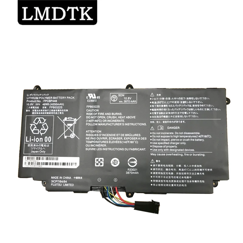 LMDTK New FPCBP448 10.8V 46WH FPB0322S Laptop Battery For Fujitsu Q775 Q736 Q737 CP675904-01 
LMDTK New FPCBP448 10.8V 46WH FPB0322S Laptop Battery For Fujitsu Q775 Q736 Q737 CP675904-01