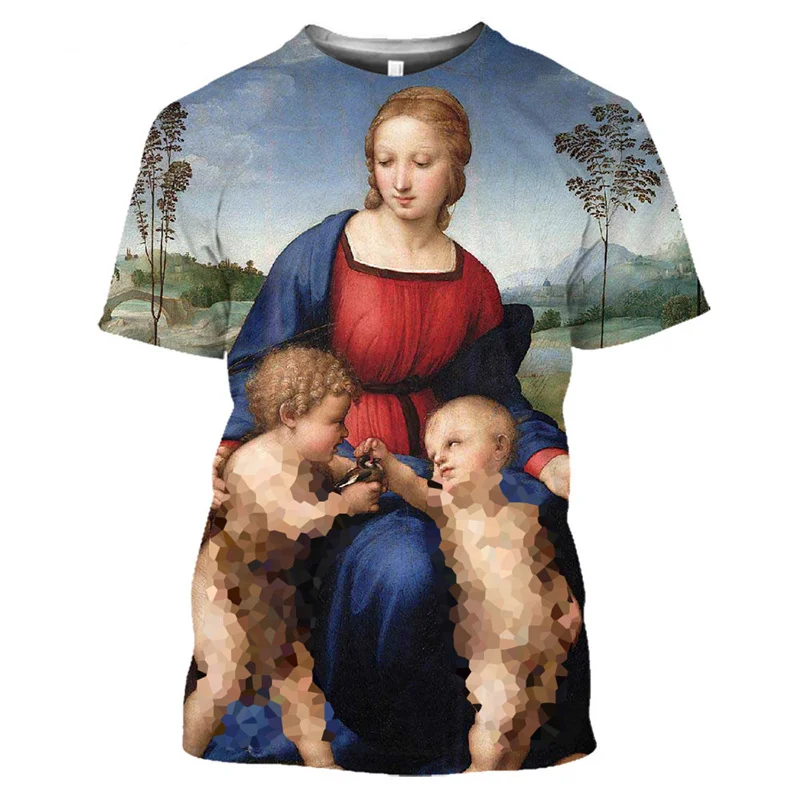 3D Christ Jesus Virgin Mary Printing T Shirt God Of Mother Graphic T-shirts Kid Fashion Short Sleeves Harajuku Clothing Tops Tee
3D Christ Jesus Virgin Mary Printing T Shirt God Of Mother Graphic T-shirts Kid Fashion Short Sleeves Harajuku Clothing Tops Tee