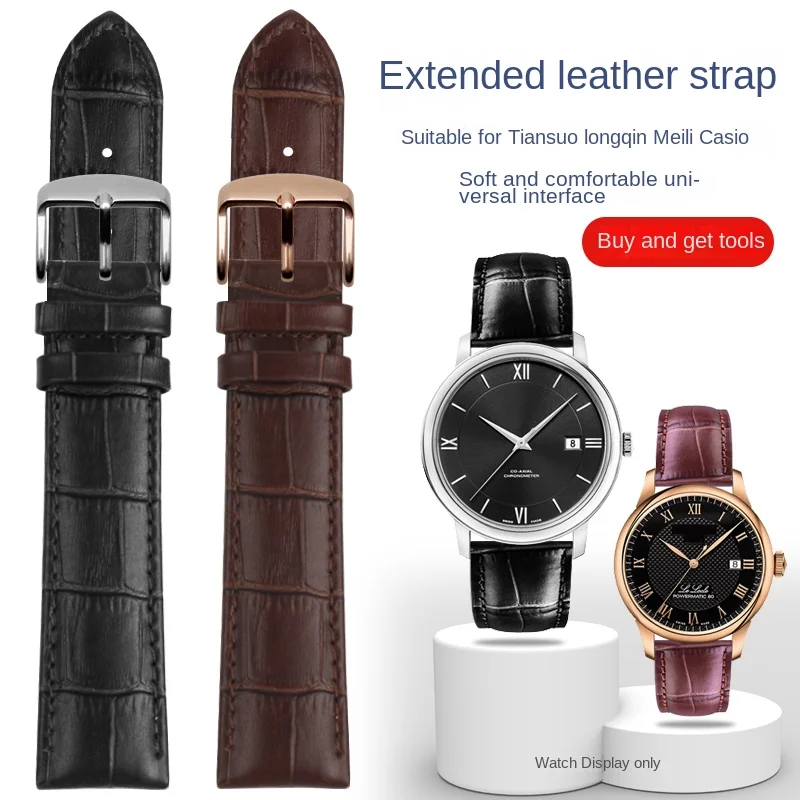 Extended Large Genuine Leather Watch with Hands for Men and Women Suitable for Armani Casio Tian wang Mido Tissot Watch 20 22
Extended Large Genuine Leather Watch with Hands for Men and Women Suitable for Armani Casio Tian wang Mido Tissot Watch 20 22