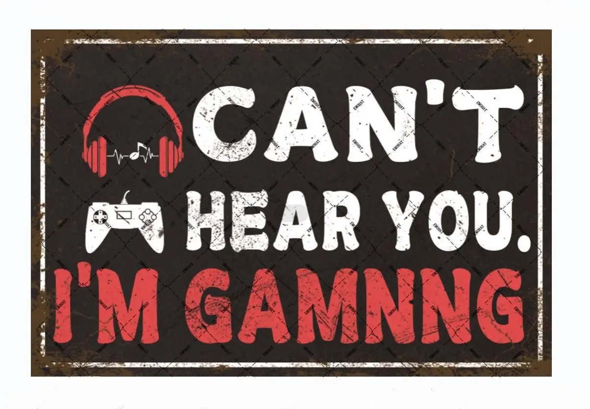 Игровая комната EMOHAT, металлический жестяной знак, искусство на стену в стиле ретро
Игровая комната EMOHAT, металлический жестяной знак, искусство на стену в стиле ретро