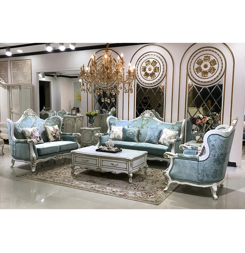 European fabric sofa combination light luxury style large and small family villa living room solid wood carving can be disassemb
European fabric sofa combination light luxury style large and small family villa living room solid wood carving can be disassemb