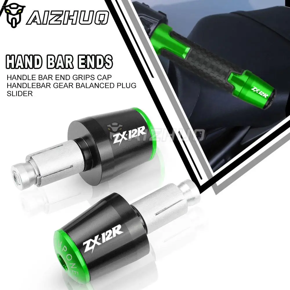 Handle Bar End For Kawasaki ZX12R 2000-2006 ZX-12R ZX1200A ZX1200B 2005 2004 2003 Motorcycle Handlebar Grips Plugs Caps Slider
Handle Bar End For Kawasaki ZX12R 2000-2006 ZX-12R ZX1200A ZX1200B 2005 2004 2003 Motorcycle Handlebar Grips Plugs Caps Slider