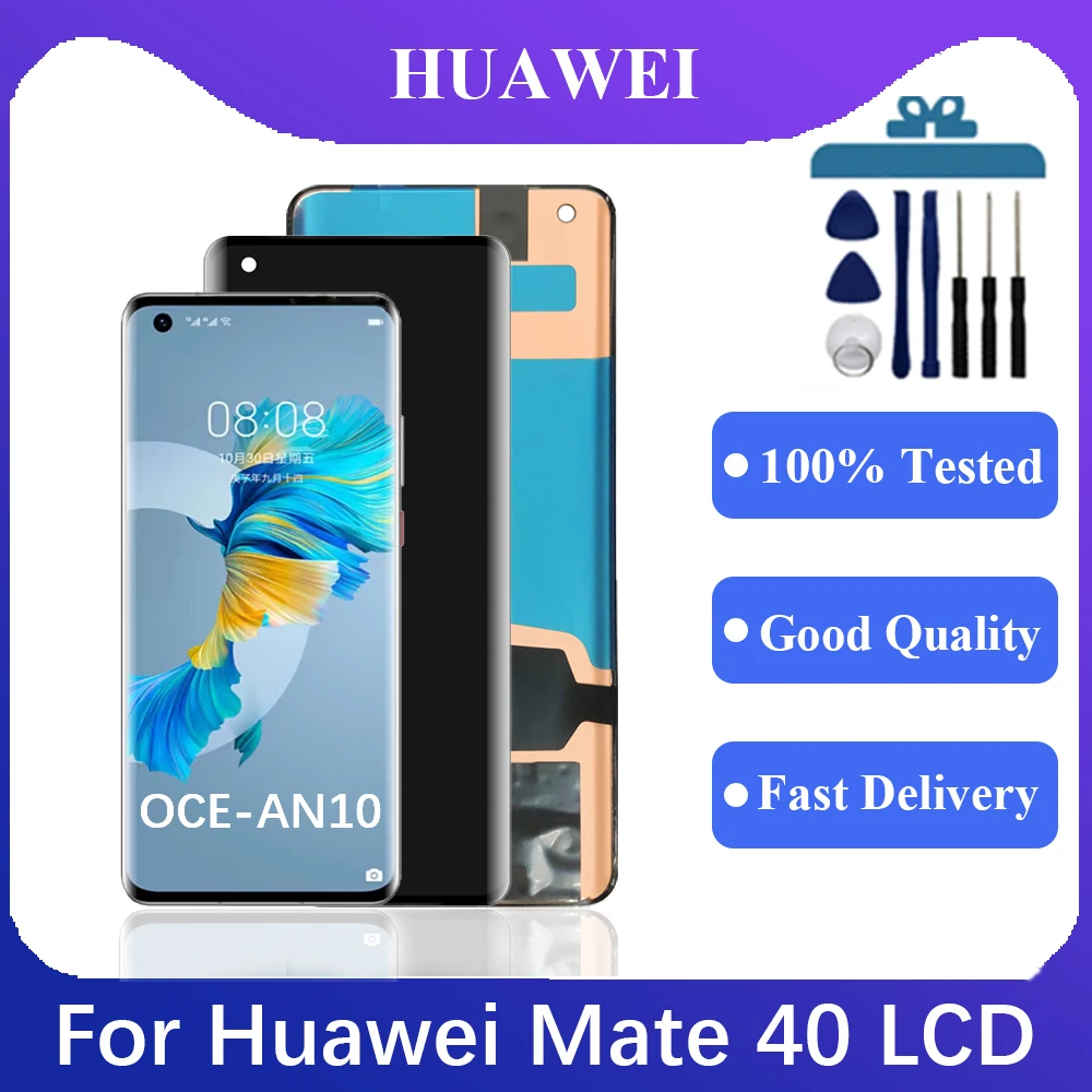 6.5 inch Original For HUAWEI Mate 40 OCE-AN10 LCD Display Touch Screen Digitizer Assembly Replacement for Huawei Mate40 LCD
6.5 inch Original For HUAWEI Mate 40 OCE-AN10 LCD Display Touch Screen Digitizer Assembly Replacement for Huawei Mate40 LCD