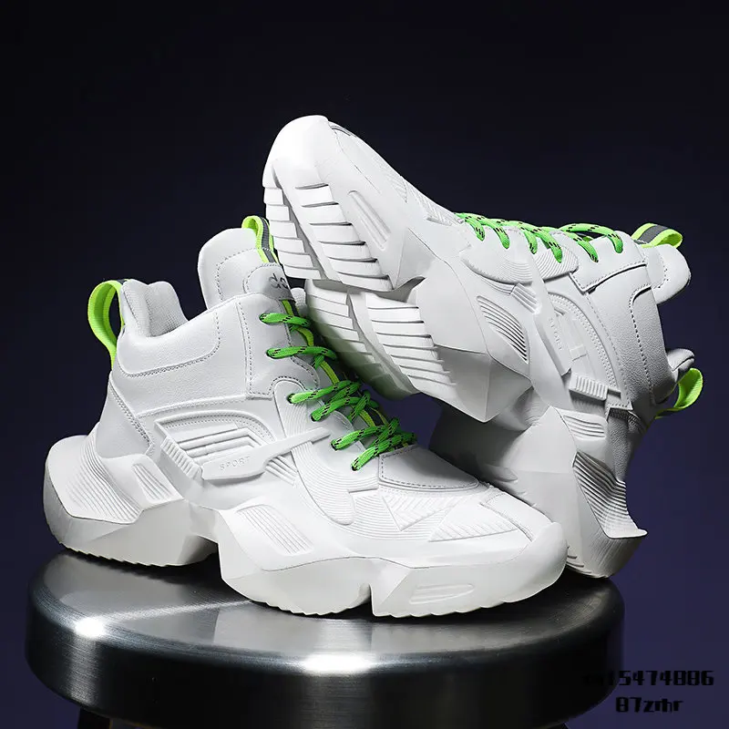 INS Chunky Sneakers Men PU Leather Sports Shoes Thick Sole Anti-Slip Outdoor Jogging Zapatillas High Quality Teens 3D Footwear
INS Chunky Sneakers Men PU Leather Sports Shoes Thick Sole Anti-Slip Outdoor Jogging Zapatillas High Quality Teens 3D Footwear
