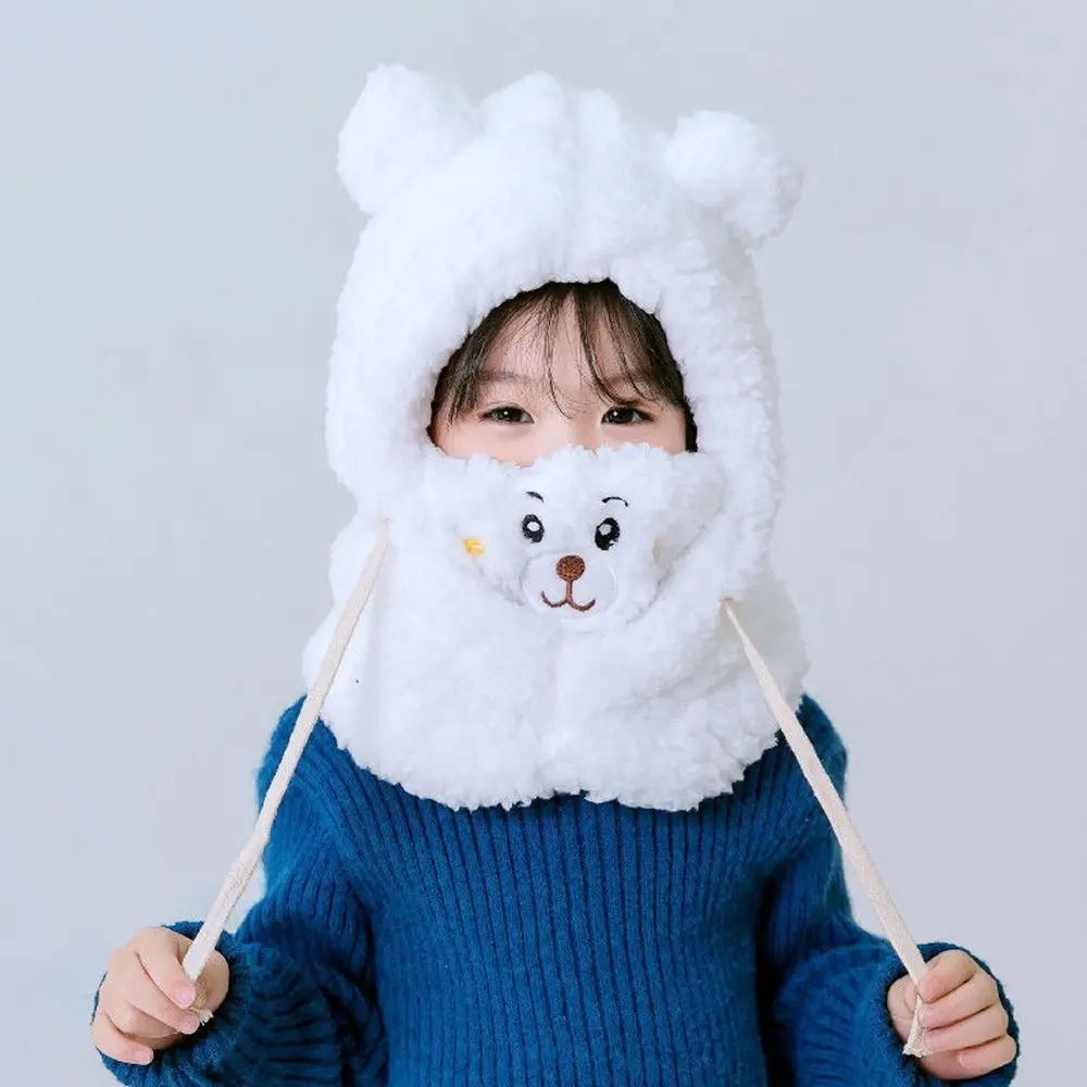 Милая мягкая шапка с защитой от холода, шарф, интегрированная шапка, плюшевая шляпа, шапка-бомбер, зимняя шапка 
Милая мягкая шапка с защитой от холода, шарф, интегрированная шапка, плюшевая шляпа, шапка-бомбер, зимняя шапка