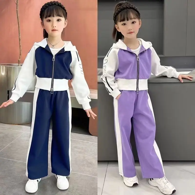 2023 New autumn Children's clothing sets Girs Fashion suit children's jackets big kids Long Pants two pieces set 4-12 years
2023 New autumn Children's clothing sets Girs Fashion suit children's jackets big kids Long Pants two pieces set 4-12 years