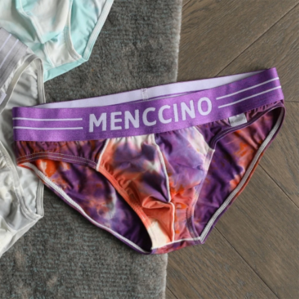 Sunmer Ice Silk Bikini Briefs Men Sexy Contrast Color Underwear Elastic Waist Underpants Printing Underpants Bulge Pouch Panties
Sunmer Ice Silk Bikini Briefs Men Sexy Contrast Color Underwear Elastic Waist Underpants Printing Underpants Bulge Pouch Panties