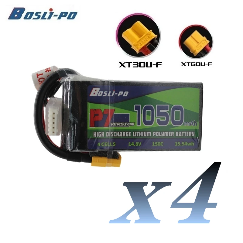 Аккумулятор LIPO 1050 мАч 14,8 в C для радиоуправляемого вертолета квадрокоптера FPV Запчасти для гоночного дрона с разъемом XT30/XT60 Оригинальная батарея для дрона
Аккумулятор LIPO 1050 мАч 14,8 в C для радиоуправляемого вертолета квадрокоптера FPV Запчасти для гоночного дрона с разъемом XT30/XT60 Оригинальная батарея для дрона