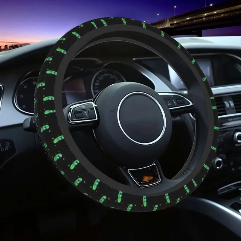 37-38 Steering Wheel Covers Sad Pickle Rick Universal Cartoon Car-styling Elastische Auto Accessories
37-38 Steering Wheel Covers Sad Pickle Rick Universal Cartoon Car-styling Elastische Auto Accessories