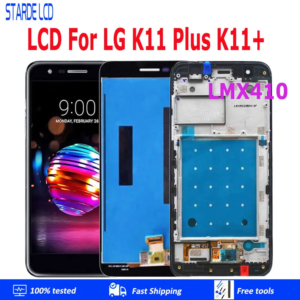 5.3" AAA Quality IPS LCD For LG K11 Plus K11+ K11a LM-X410S LMX410 LMX410FC LMX410YC LMX410EO Display Screen LCD Display Screen
5.3" AAA Quality IPS LCD For LG K11 Plus K11+ K11a LM-X410S LMX410 LMX410FC LMX410YC LMX410EO Display Screen LCD Display Screen