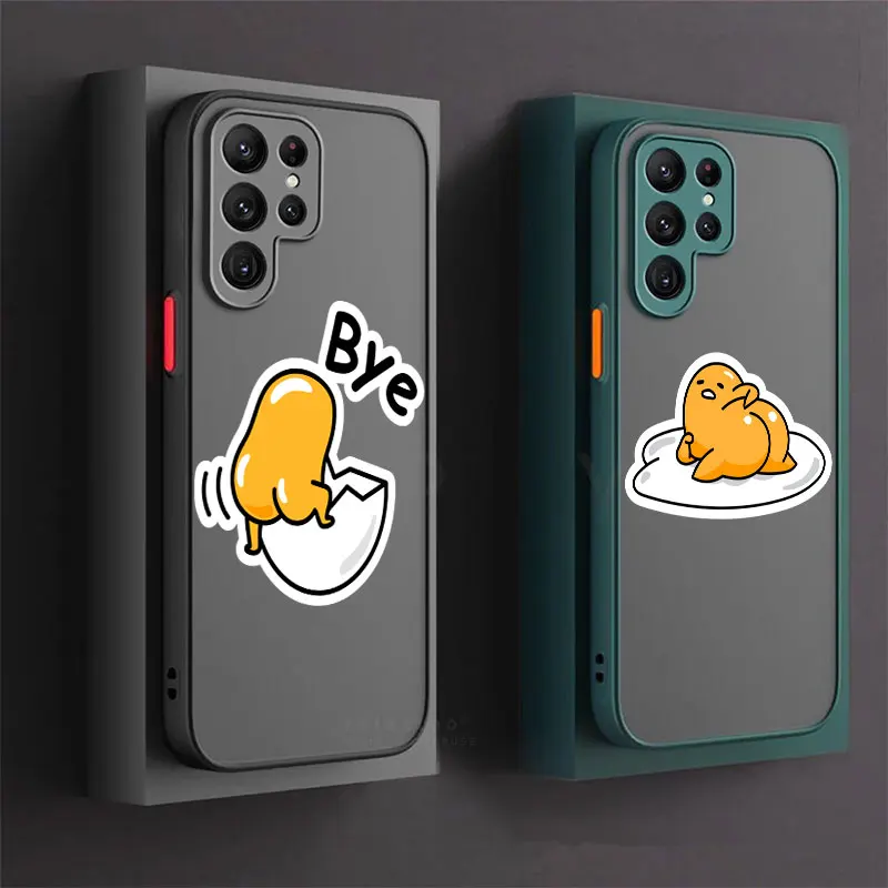 Cartoon Funny Gudetama Bye Phone Case For Samsung Galaxy S24 Case S23 Ultra S22 S21 S20 FE S10 Plus For Samsung S24 Note20 Cover Cartoon Funny Gudetama Bye Phone Case For Samsung Galaxy S24 Case S23 Ultra S22 S21 S20 FE S10 Plus For Samsung S24 Note20 Cover