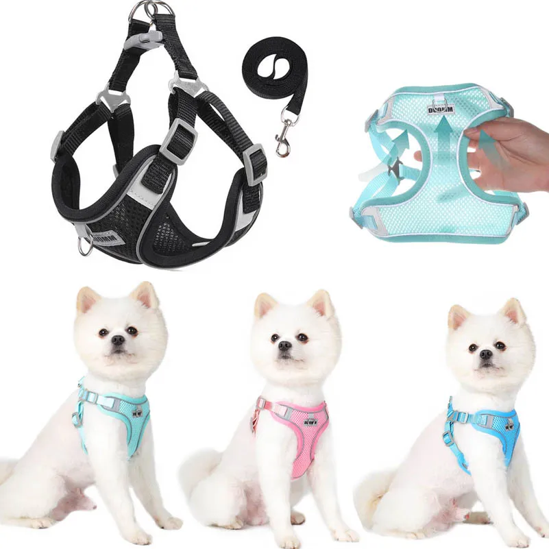 Pet Reflective Harness and Leash Set Puppy Soft Chest Strap for Small Medium Dogs Cats Harness Vest Pet Walking Outdoor Supplies
Pet Reflective Harness and Leash Set Puppy Soft Chest Strap for Small Medium Dogs Cats Harness Vest Pet Walking Outdoor Supplies