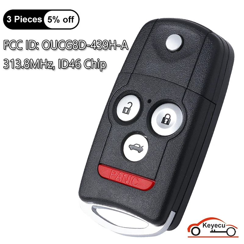 KEYECU 3 + 1 4 кнопочный Автомобильный Дистанционный ключ для Acura TL 2007 2008 раскладной ключ для автомобиля ID46 чип 313,8 МГц
KEYECU 3 + 1 4 кнопочный Автомобильный Дистанционный ключ для Acura TL 2007 2008 раскладной ключ для автомобиля ID46 чип 313,8 МГц