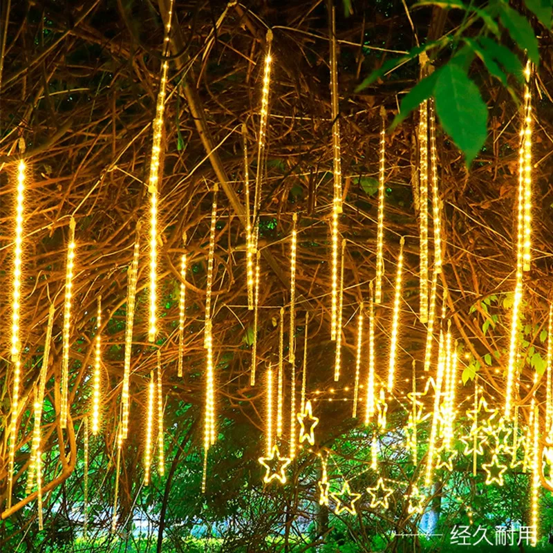 30/50cm Meteor Shower Rain Led String Lights Street Garlands Christmas Tree Decorations for Outdoor New Year Garden Fairy Lights
30/50cm Meteor Shower Rain Led String Lights Street Garlands Christmas Tree Decorations for Outdoor New Year Garden Fairy Lights