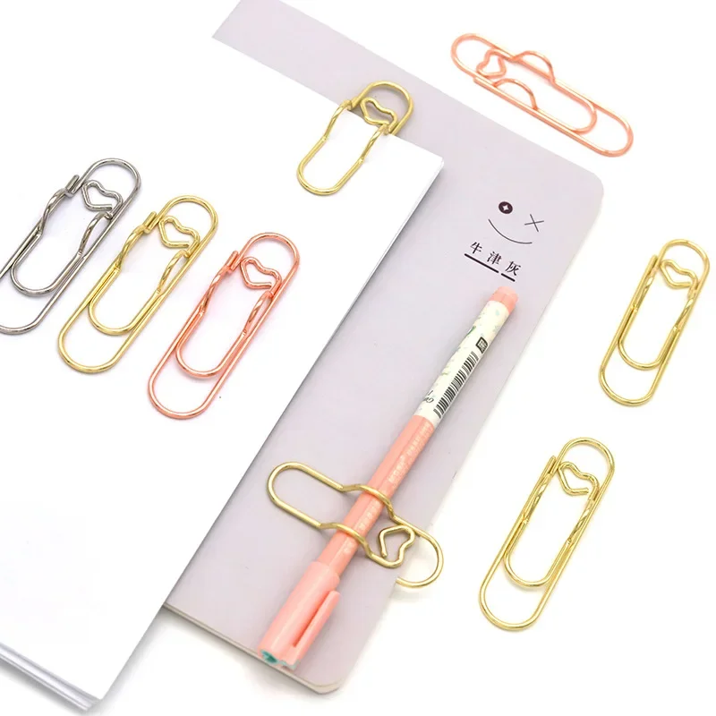 10 pcs Heart-shaped Metal Pen Clips Multi Function Pen Clip Holder Bookmarks For Notebooks Paper Clips Stationery Tool
10 pcs Heart-shaped Metal Pen Clips Multi Function Pen Clip Holder Bookmarks For Notebooks Paper Clips Stationery Tool