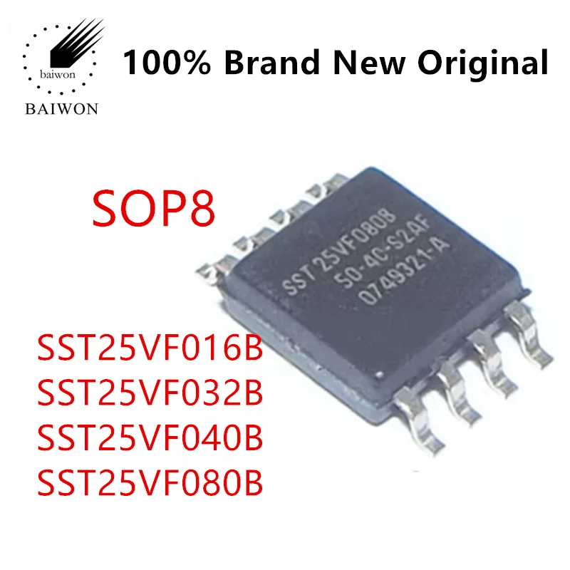 100% Original IC Chips SST25VF016B-50-4C-S2AF 032 040 080B 75-80-4I Memory Integrated
100% Original IC Chips SST25VF016B-50-4C-S2AF 032 040 080B 75-80-4I Memory Integrated