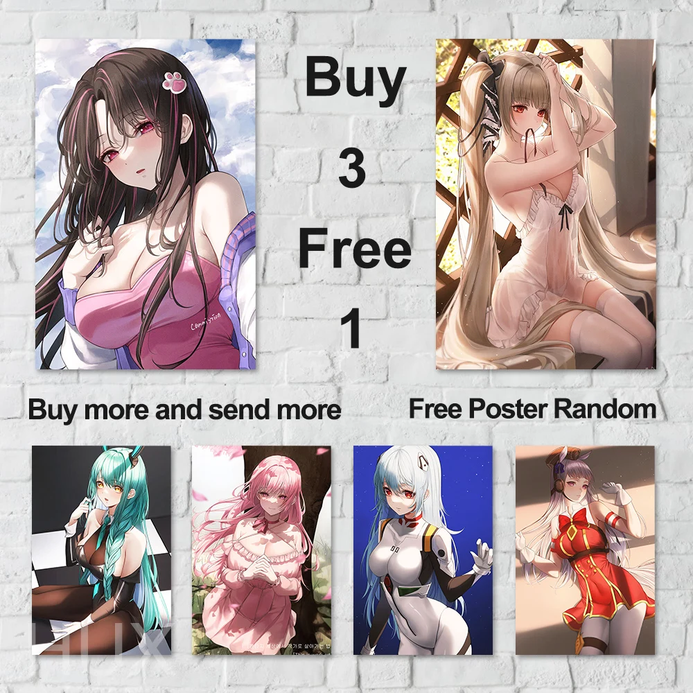 Japan Anime Girl Poster Wall Art Custom Printed Cartoon Home Bedroom Decorative Painting Cosplay Aesthetic Canvas Mural Pictures
Japan Anime Girl Poster Wall Art Custom Printed Cartoon Home Bedroom Decorative Painting Cosplay Aesthetic Canvas Mural Pictures