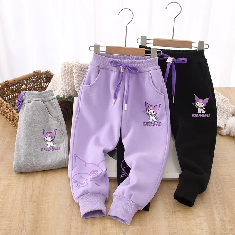 Sanrio Kawaii Anime Kuromi Winter Plush Thick Sweat Pants Warm Cute Cartoon Casual Trousers Clothes Lovely Gifts for Girls
Sanrio Kawaii Anime Kuromi Winter Plush Thick Sweat Pants Warm Cute Cartoon Casual Trousers Clothes Lovely Gifts for Girls