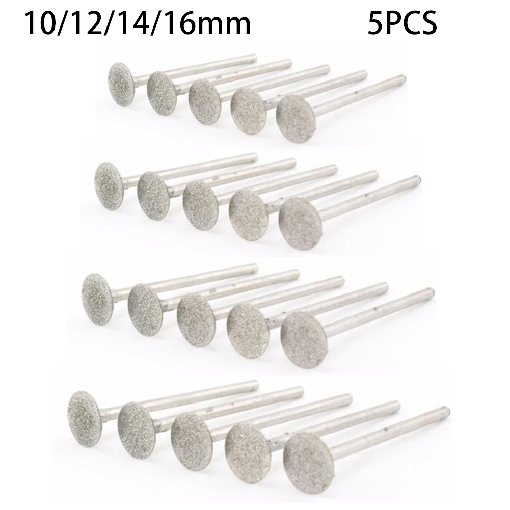 5pcs Grinding Head T-head Flat 10mm/12mm/14mm/16mm Coated Jade Carving Burr Jewelry Grinding Tool Power Tool Accessory
5pcs Grinding Head T-head Flat 10mm/12mm/14mm/16mm Coated Jade Carving Burr Jewelry Grinding Tool Power Tool Accessory