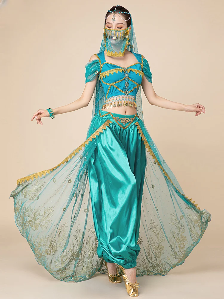 Bollywood Jasmine Princess Cos Dance Dress Exotic Indian Dance Performance Dress Western Region Dance Concubine Stage Dress
Bollywood Jasmine Princess Cos Dance Dress Exotic Indian Dance Performance Dress Western Region Dance Concubine Stage Dress