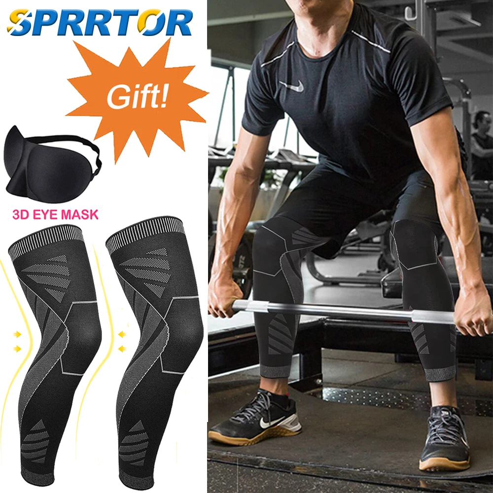 Long Leg Compression Sleeves For Men,Full Leg Sleeve Long Knee Brace Knee Support Protect For Football,Knee Pain Relief,Running 
Long Leg Compression Sleeves For Men,Full Leg Sleeve Long Knee Brace Knee Support Protect For Football,Knee Pain Relief,Running