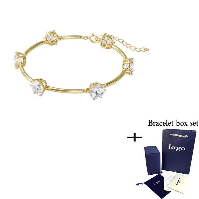 Новинка 2021, модный и умный дизайн, золотой браслет Constella, изысканное и очаровательное ювелирное изделие, подарок жене на годовщину свадьбы 
Новинка 2021, модный и умный дизайн, золотой браслет Constella, изысканное и очаровательное ювелирное изделие, подарок жене на годовщину свадьбы