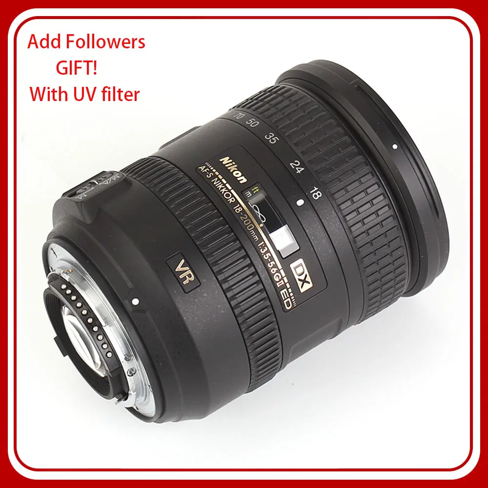 

Nikon AF-S DX NIKKOR 18-200mm f/3.5-5.6G ED VR II Lens For Nikon SLR Cameras