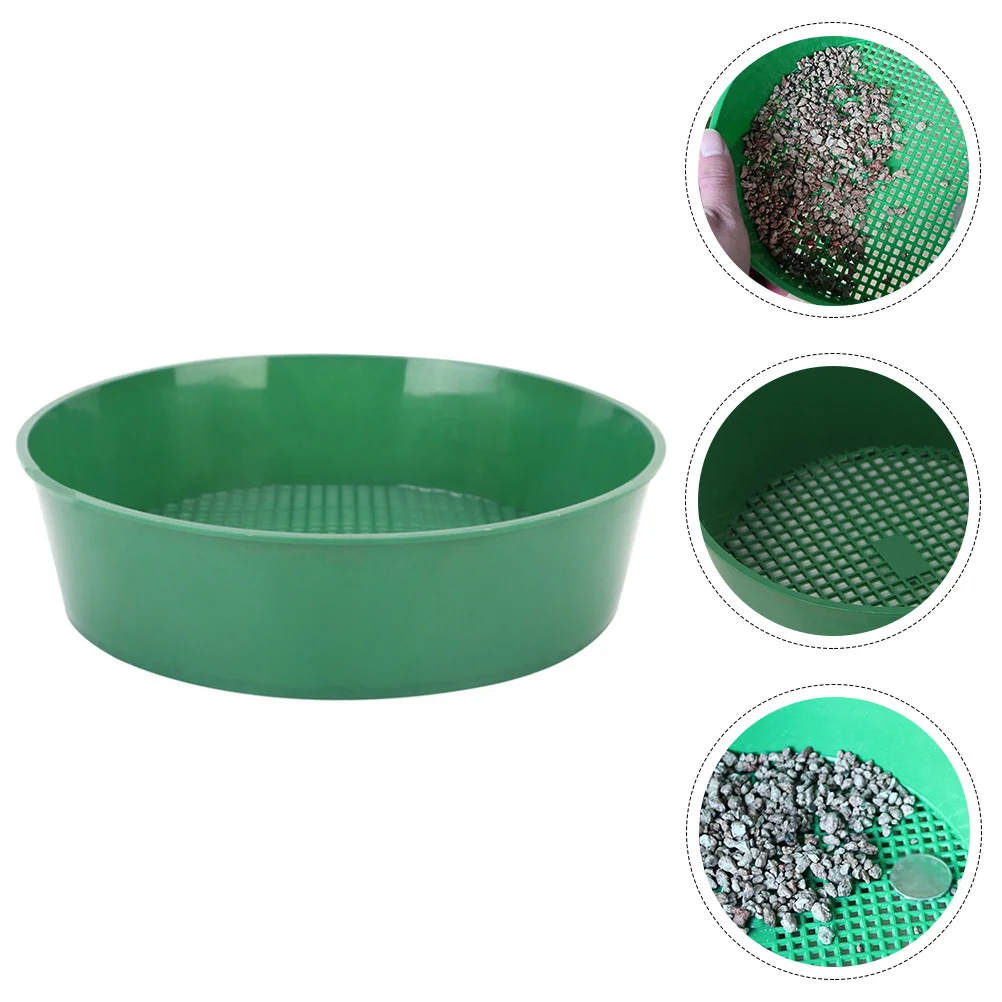 Sieve Tray Garden Screen Mesh Strainer Detectors Sifter Plastic Planting Soil Filter
Sieve Tray Garden Screen Mesh Strainer Detectors Sifter Plastic Planting Soil Filter