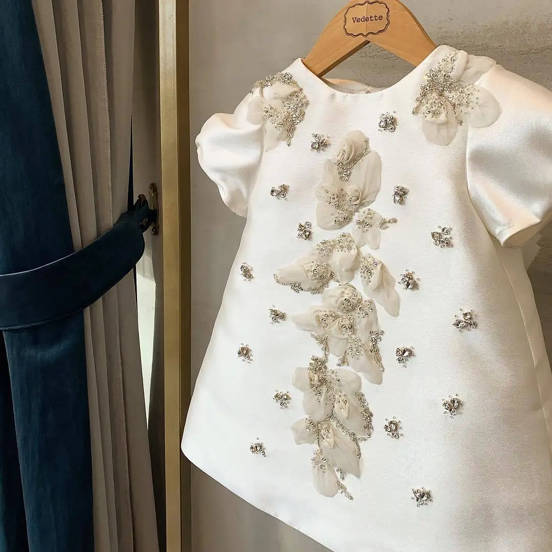 2023 Girls Ball Gown Floral Bow Appliques Dresses Birthday Prom Dress Short Sleeve Princess Party Round Neck Elegant Cute
2023 Girls Ball Gown Floral Bow Appliques Dresses Birthday Prom Dress Short Sleeve Princess Party Round Neck Elegant Cute
