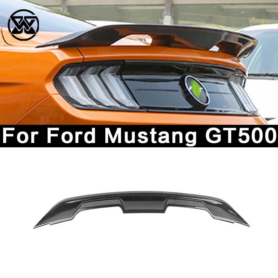 Car Spoiler Rear Wing For Ford Mustang GT500 Car Carbon Fiber Rear Trunk Lid Spoiler Tail Fins Upgrade
Car Spoiler Rear Wing For Ford Mustang GT500 Car Carbon Fiber Rear Trunk Lid Spoiler Tail Fins Upgrade