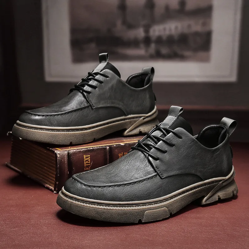 Men's Shoes Fashion Low Top Shoes Autumn New British Style Trend Men's Casual Leather Shoes Retro Versatile Trendy Shoes
Men's Shoes Fashion Low Top Shoes Autumn New British Style Trend Men's Casual Leather Shoes Retro Versatile Trendy Shoes
