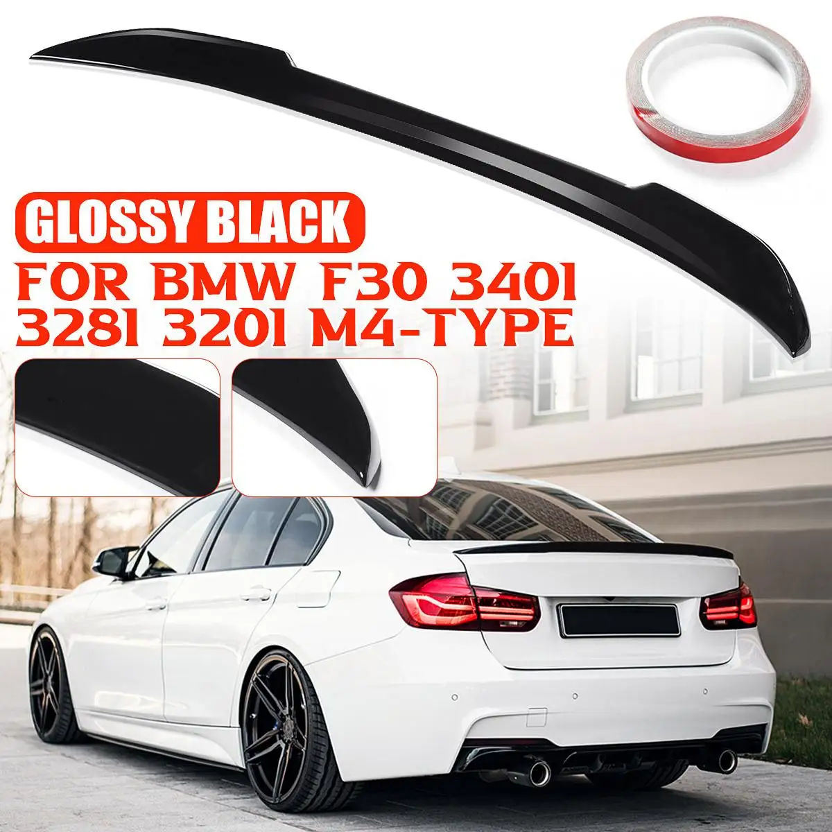 F30 Автомобильный задний спойлер, удлинитель для крыла для BMW F30 340i 328i 320i M4-Type 2013-2018, задний спойлер для багажника, губа, заднее крыло, Декор
F30 Автомобильный задний спойлер, удлинитель для крыла для BMW F30 340i 328i 320i M4-Type 2013-2018, задний спойлер для багажника, губа, заднее крыло, Декор