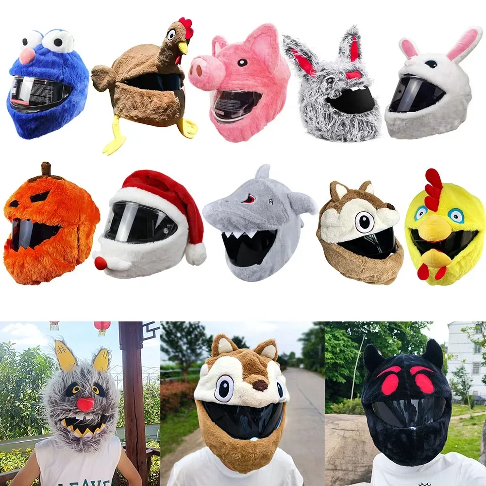 Motorcycle Helmet Covers Funny Cartoon Plush Helmet Protective Cover Helmet Full Face Covers For Personalized Helmets Party
Motorcycle Helmet Covers Funny Cartoon Plush Helmet Protective Cover Helmet Full Face Covers For Personalized Helmets Party