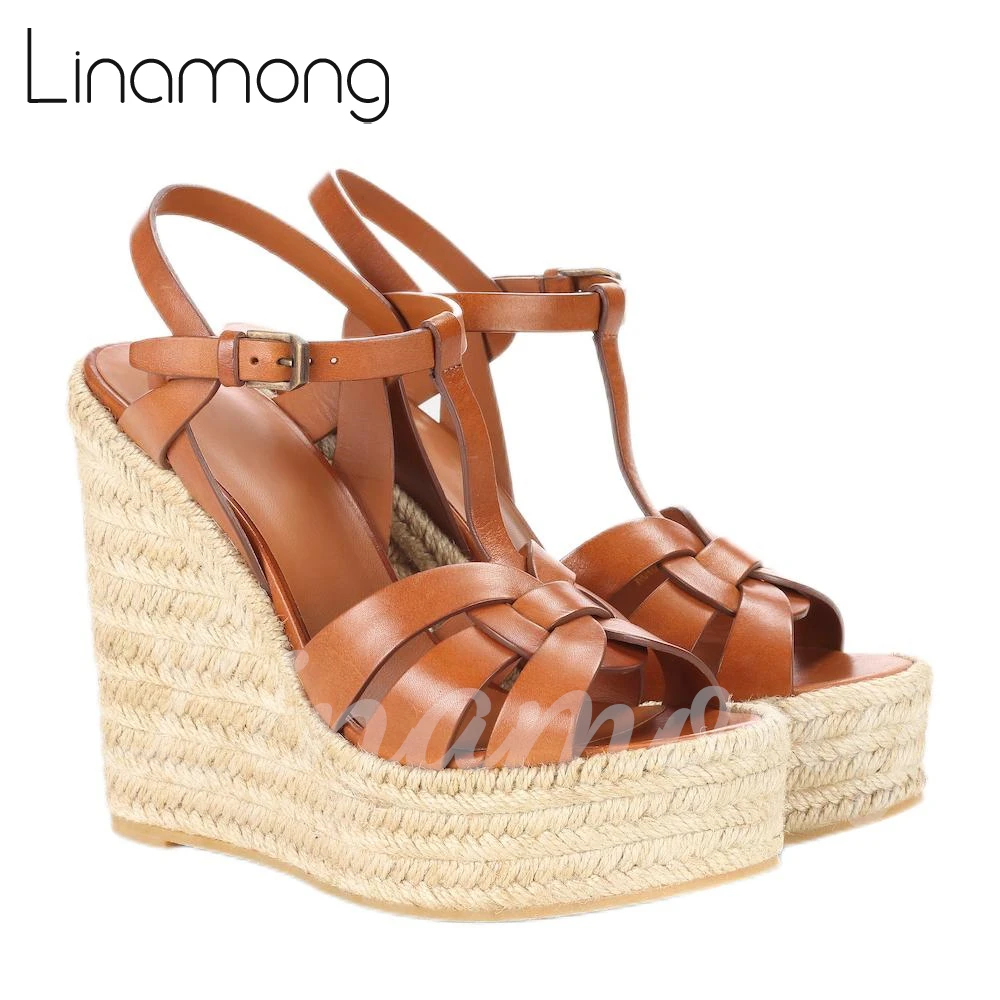 Custom Color Leather Espadrilles Multicolor Platform Braided Sandals Raffia Round Toe Buckle Summer Shoes Luxury Design Classic
Custom Color Leather Espadrilles Multicolor Platform Braided Sandals Raffia Round Toe Buckle Summer Shoes Luxury Design Classic