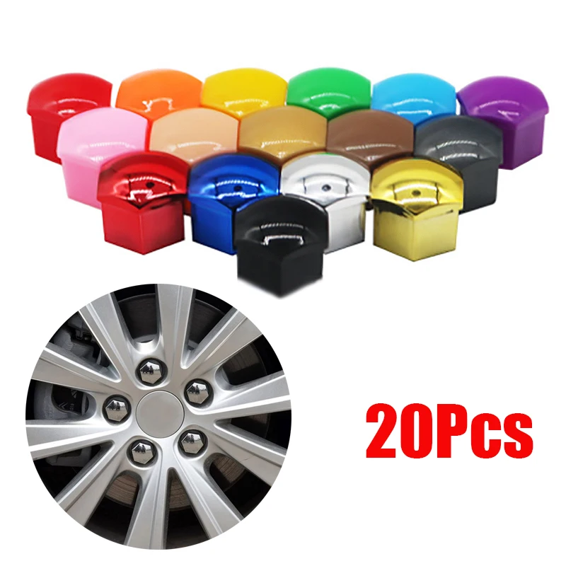 20Pcs Car Wheel Nut Caps Protection Anti-Rust Auto Hub Car Tire Screw Caps Nut Bolt Covers Caps Exterior Decoration 17/19/21 mm
20Pcs Car Wheel Nut Caps Protection Anti-Rust Auto Hub Car Tire Screw Caps Nut Bolt Covers Caps Exterior Decoration 17/19/21 mm