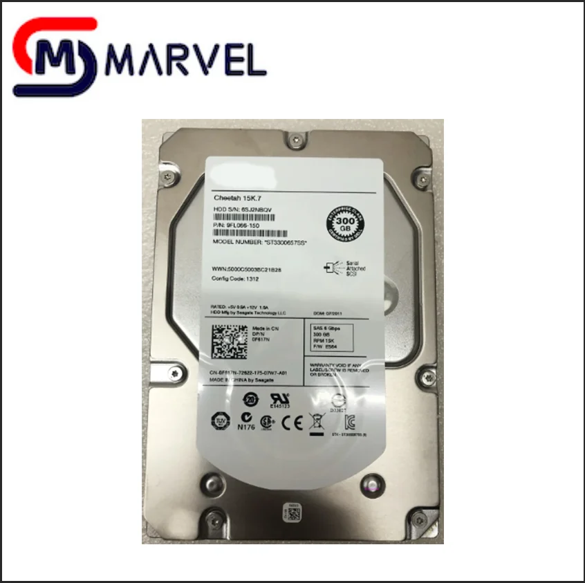 Original F617N ST3300657SS 0F617N 300G 3.5 inch 15K7 6GB SAS server hard disk X150K YP778 For Server
Original F617N ST3300657SS 0F617N 300G 3.5 inch 15K7 6GB SAS server hard disk X150K YP778 For Server