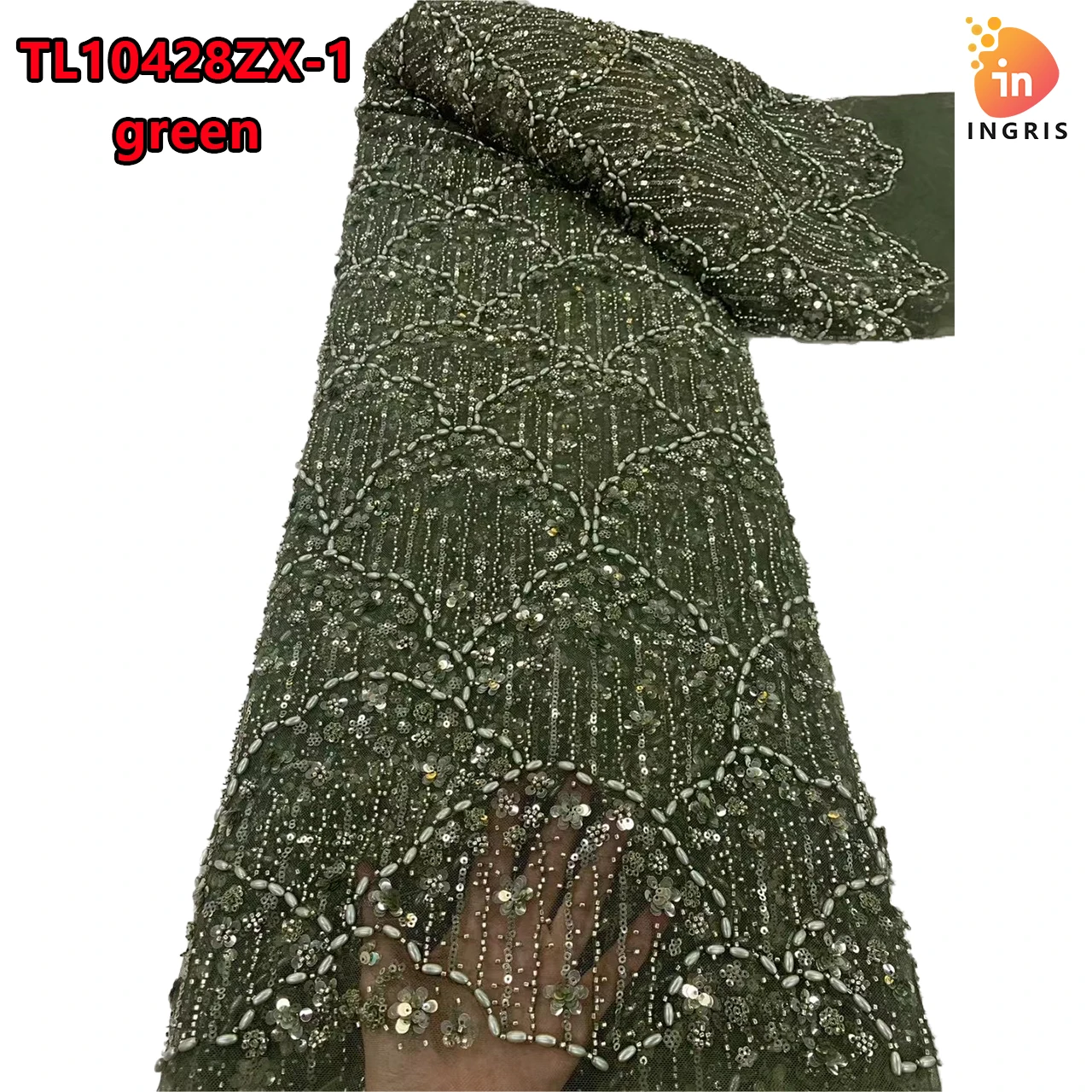 African Lace Fabric 2023 Soft High Quality Sequin beads Lace French Nigerian Lace Tulle Mesh Fabric For Wedding Sewing TL10428ZX
African Lace Fabric 2023 Soft High Quality Sequin beads Lace French Nigerian Lace Tulle Mesh Fabric For Wedding Sewing TL10428ZX