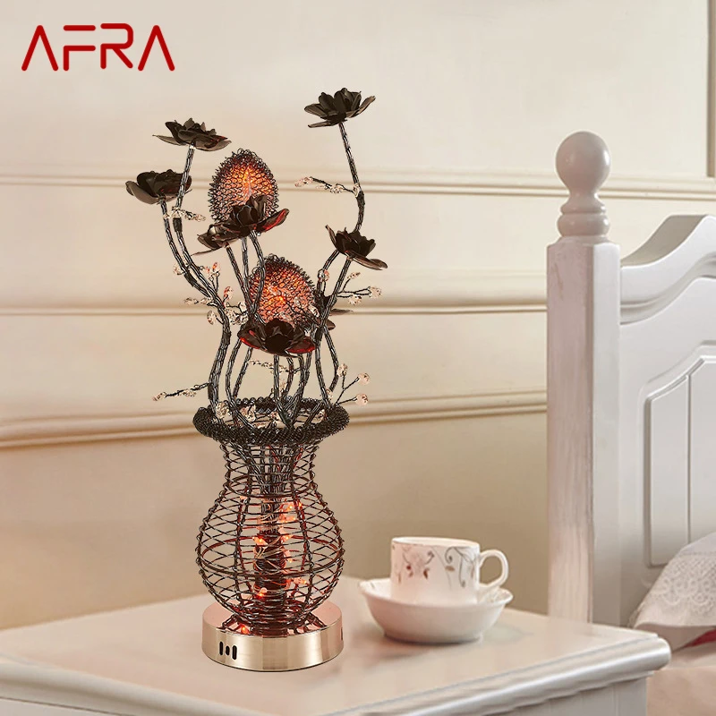 AFRA Modern Black Table Lamp Fashionable Art Living Room Bedroom Hotel LED Originality Decorative Bedside Desk Light
AFRA Modern Black Table Lamp Fashionable Art Living Room Bedroom Hotel LED Originality Decorative Bedside Desk Light