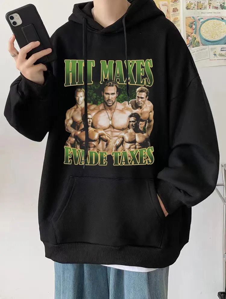 Hit Maxes Evade Taxes Graphic Hoodies Funny Gym Aesthetic Clothing Pullovers Sweatshirt Men's Gothic Oversized Hoodie Streetwear
Hit Maxes Evade Taxes Graphic Hoodies Funny Gym Aesthetic Clothing Pullovers Sweatshirt Men's Gothic Oversized Hoodie Streetwear