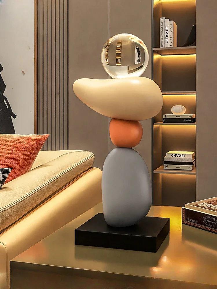 Modern Art Mani Stone Home Decor Stone Figurine Crystal Ball Resin Crafts Nordic Style Desktop Decorative Art Night Light
Modern Art Mani Stone Home Decor Stone Figurine Crystal Ball Resin Crafts Nordic Style Desktop Decorative Art Night Light