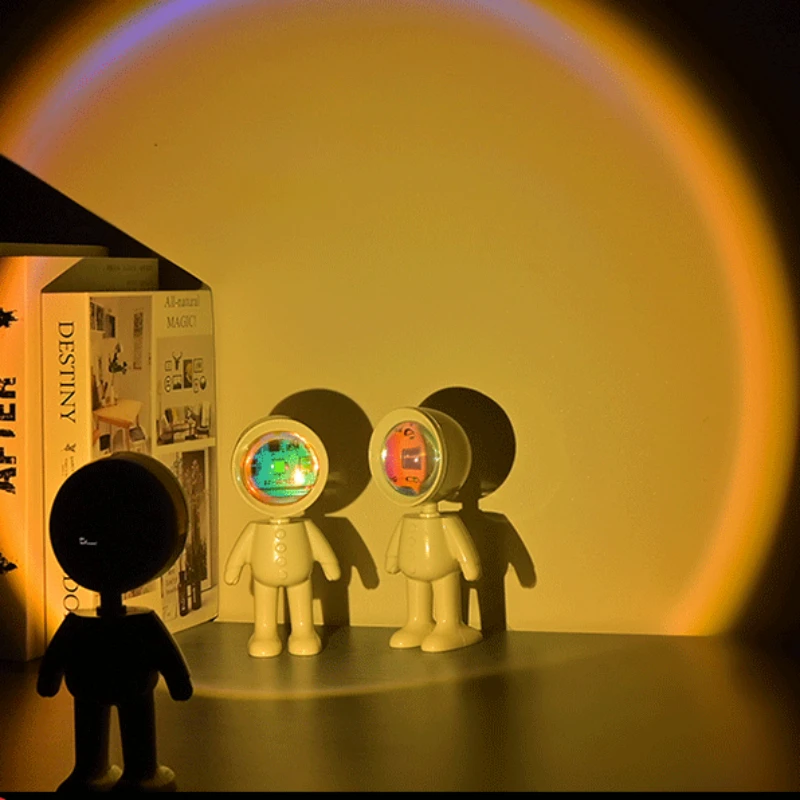 Led Sunset Lava Lamp Neon Sign Decoration Home Bedroom Astronaut Robot Rainbow Projection Atmosphere Light
Led Sunset Lava Lamp Neon Sign Decoration Home Bedroom Astronaut Robot Rainbow Projection Atmosphere Light