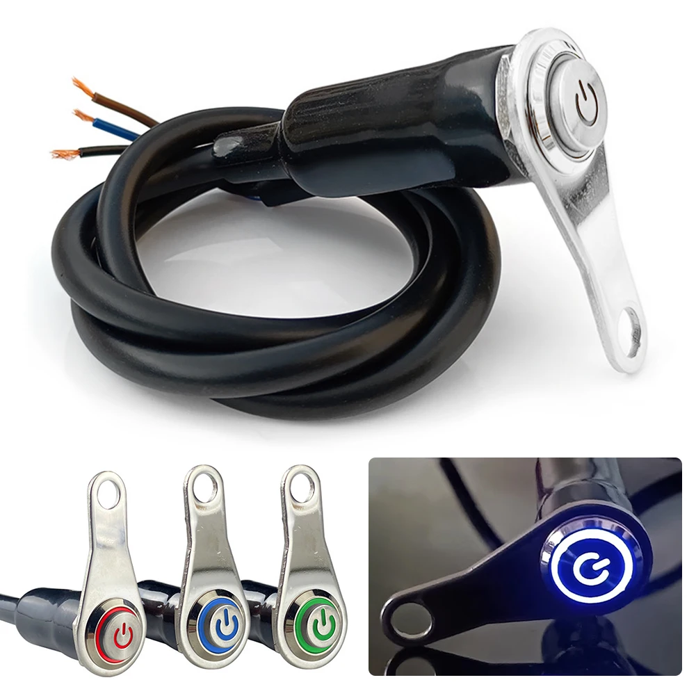 Universal Motorcycle Handlebar Switch 12V Waterproof Headlight Warning Fog Light ON/OFF Button Switch With Light Manual Return
Universal Motorcycle Handlebar Switch 12V Waterproof Headlight Warning Fog Light ON/OFF Button Switch With Light Manual Return