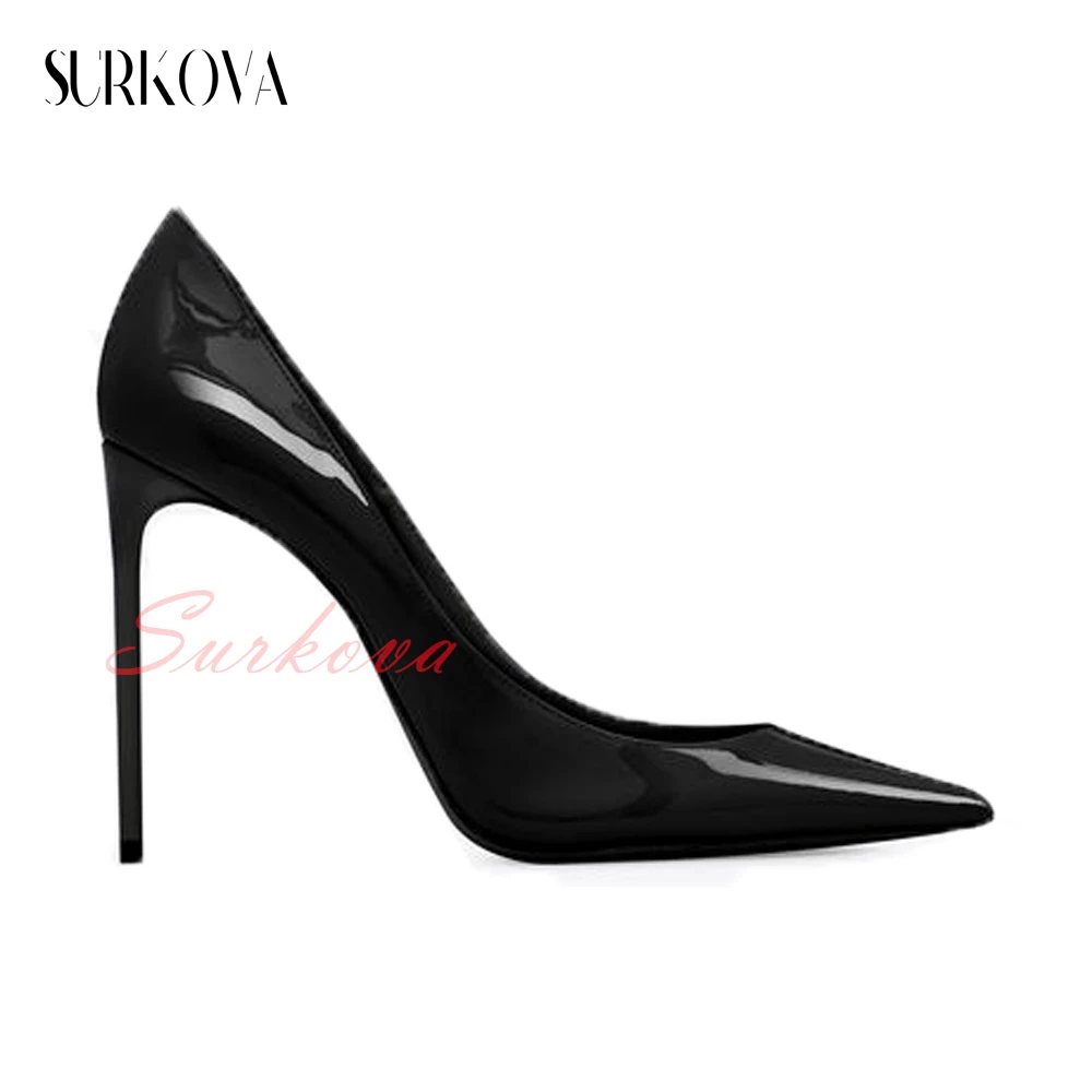 Plain Black Basic Stilettos Pumps Women's Pointed Toe Slip On High Heels Sexy Feminine High Heels 2023 New Runway Luxury Shoes
Plain Black Basic Stilettos Pumps Women's Pointed Toe Slip On High Heels Sexy Feminine High Heels 2023 New Runway Luxury Shoes