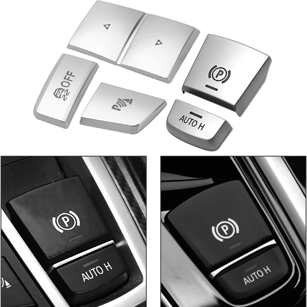 5pc Handbrake Variable Speed Panel Side Switch P Button Cover Car Handbrake Button For BMW 5 6 Series F10 GT F07 F06 F12 F13 F01
5pc Handbrake Variable Speed Panel Side Switch P Button Cover Car Handbrake Button For BMW 5 6 Series F10 GT F07 F06 F12 F13 F01