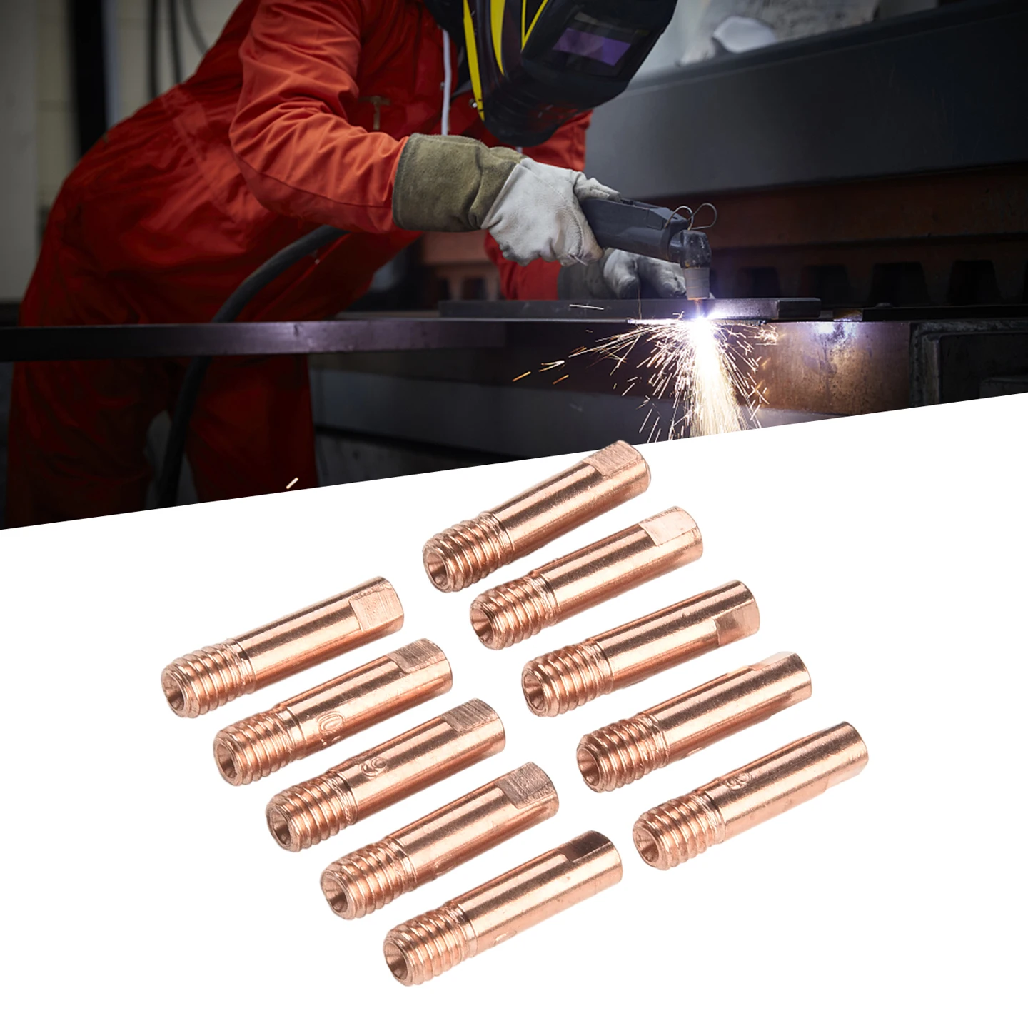 Contact Tip Welding Nozzles M6 Welding Torch Power Nozzle Soldering Supplies Accessories Replacement MB15 15AK
Contact Tip Welding Nozzles M6 Welding Torch Power Nozzle Soldering Supplies Accessories Replacement MB15 15AK