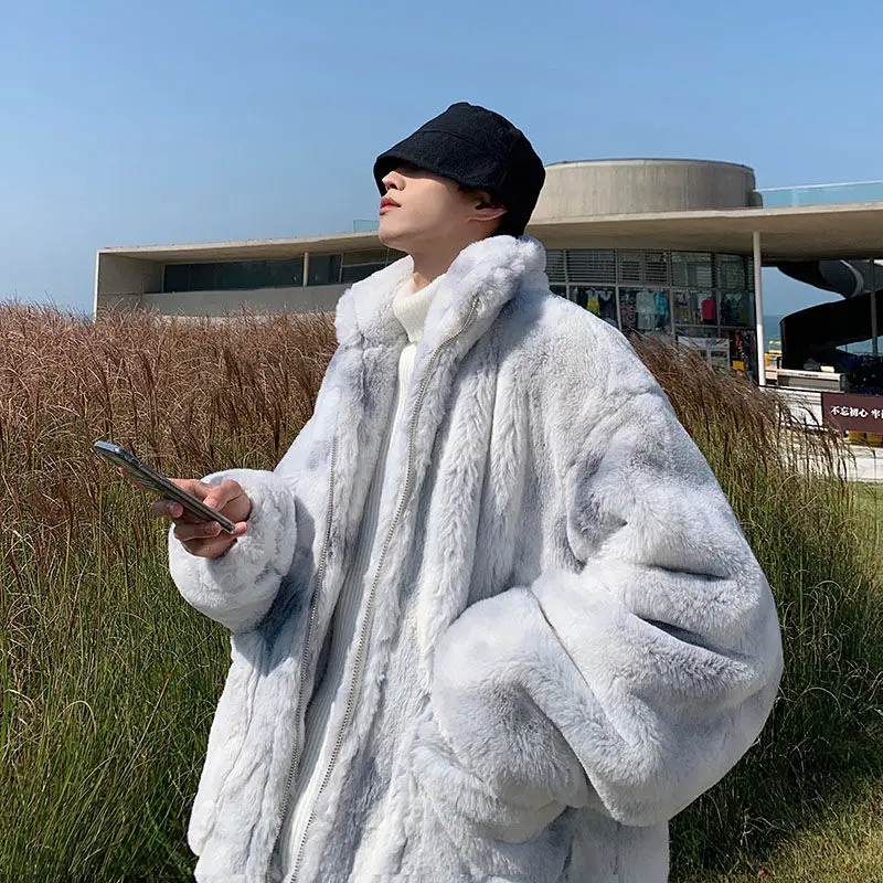 2023 Winter Warm Plus Fleece Faux Fur Rabbit Casual Mens Hooded Jacket Thick Boutique Fashionable Couple Slim Coats Size Z25
2023 Winter Warm Plus Fleece Faux Fur Rabbit Casual Mens Hooded Jacket Thick Boutique Fashionable Couple Slim Coats Size Z25
