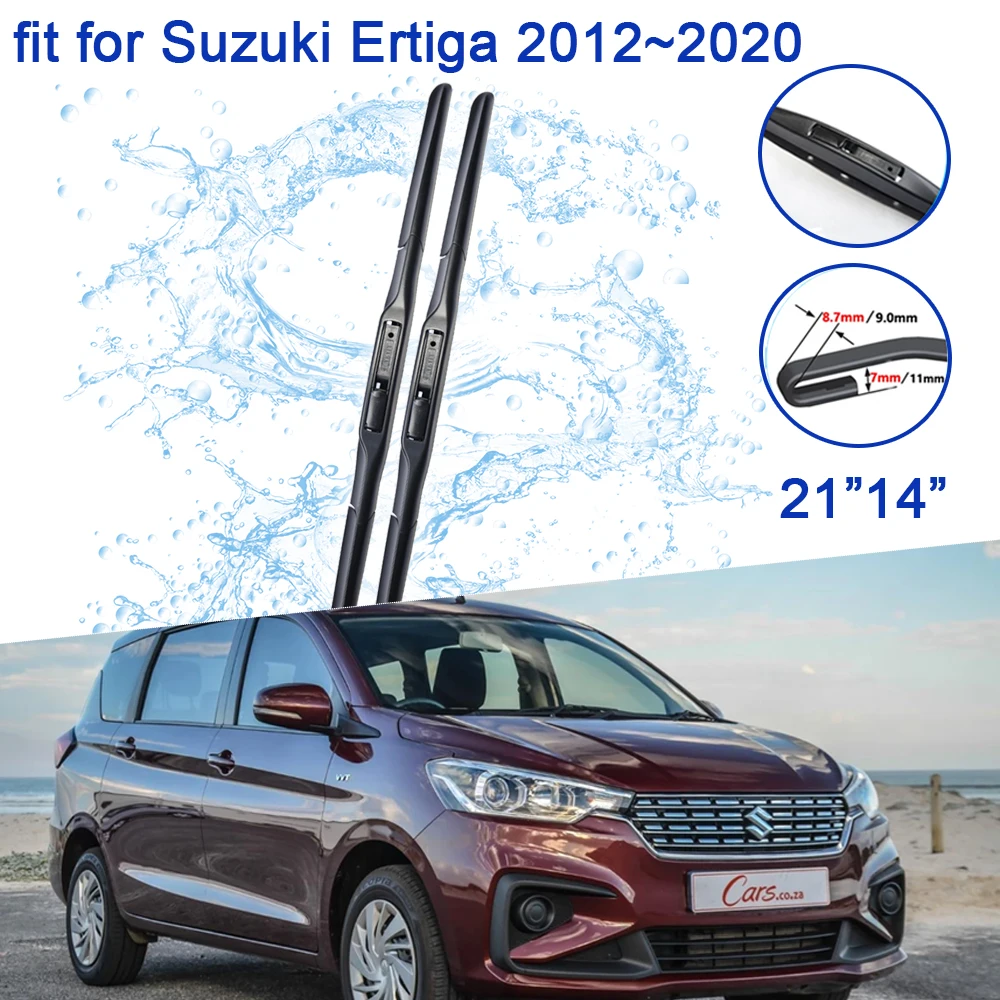 Стеклоочистители для Suzuki Ertiga 2012 ~ 2020 2019 2018 2017 2016 2014, аксессуары, стеклоочистители переднего стекла, лезвия, зимние щетки для очистки
Стеклоочистители для Suzuki Ertiga 2012 ~ 2020 2019 2018 2017 2016 2014, аксессуары, стеклоочистители переднего стекла, лезвия, зимние щетки для очистки