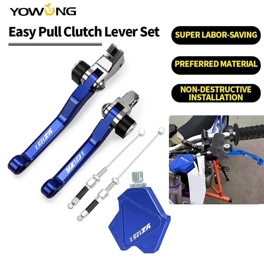 Motorcycle Accessories Aluminum Dirt Bikes Easy Pull Clutch Lever Brake Lever System For YAMAHA YZ125X YZ 125X 2017 2018 2019
Motorcycle Accessories Aluminum Dirt Bikes Easy Pull Clutch Lever Brake Lever System For YAMAHA YZ125X YZ 125X 2017 2018 2019